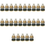 TR575 1-1/8" Brass Tubeless Truck Tire Valve Stem Clamp Pack of 25