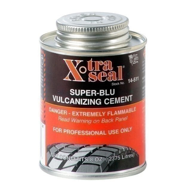 Xtra Seal 14-511 Super-Blu Vulcanizing Cement 8oz Tire Repair Glue