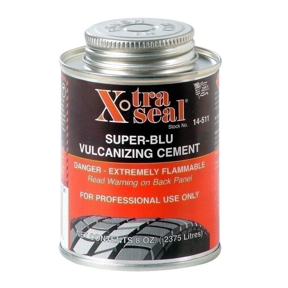 Xtra Seal 14-511 Super-Blu Vulcanizing Cement 8oz Tire Repair Glue