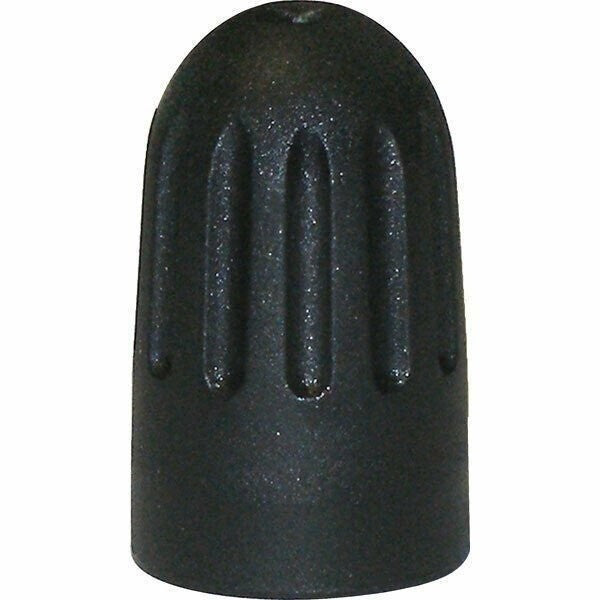 Schrader 20595 TPMS Valve Cap Black Plastic with O-Ring 100 Pack
