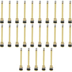 TR573 4-3/8" Brass Tubeless Truck Tire Valve Stem Clamp Pack of 25