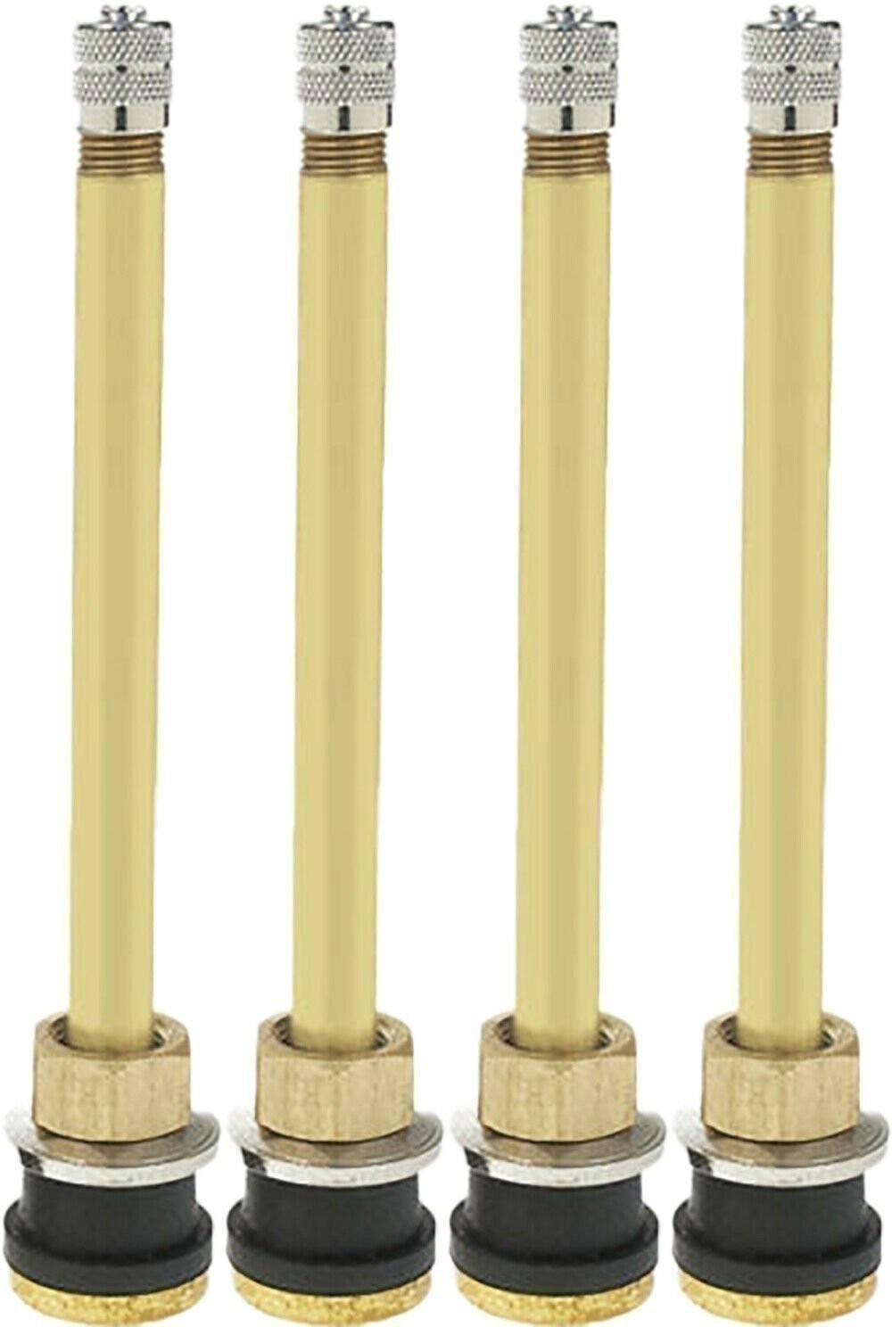 Dill TR574 5" Brass Tubeless Truck Valve Stem Clamp-in .625 Pack of 4