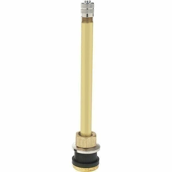Dill TR574 5" Brass Tubeless Truck Valve Stem Clamp-in .625 Pack of 4