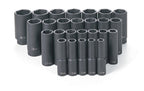 Grey Pneumatic 1326MD 26-Piece 1/2" Drive Deep Metric Impact Socket Set