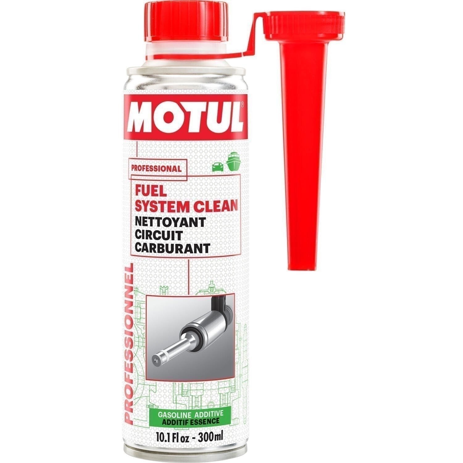 Motul Fuel System Cleaner Additive Gasoline 300ml Professional Treatment