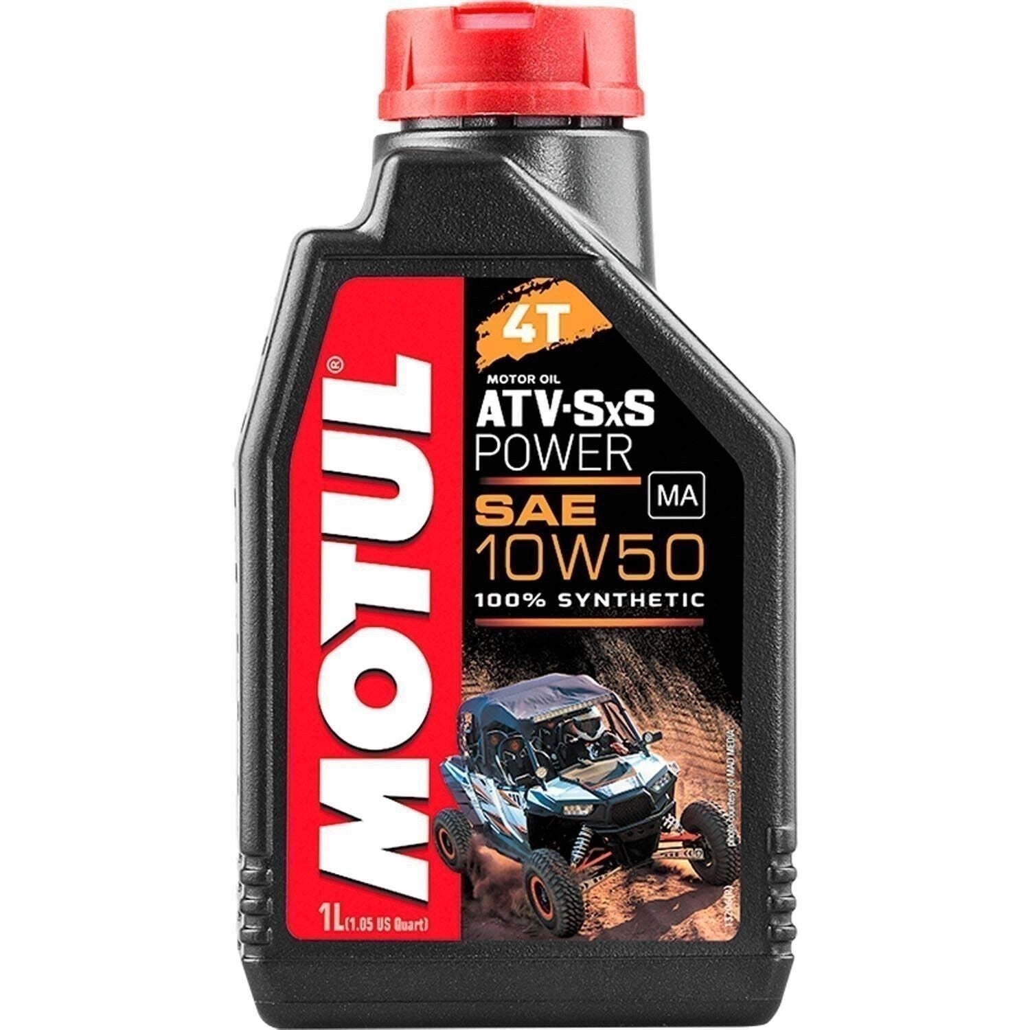 Motul ATV-SXS 4T Synthetic Motor Oil 10W50 1L High Performance Lubricant