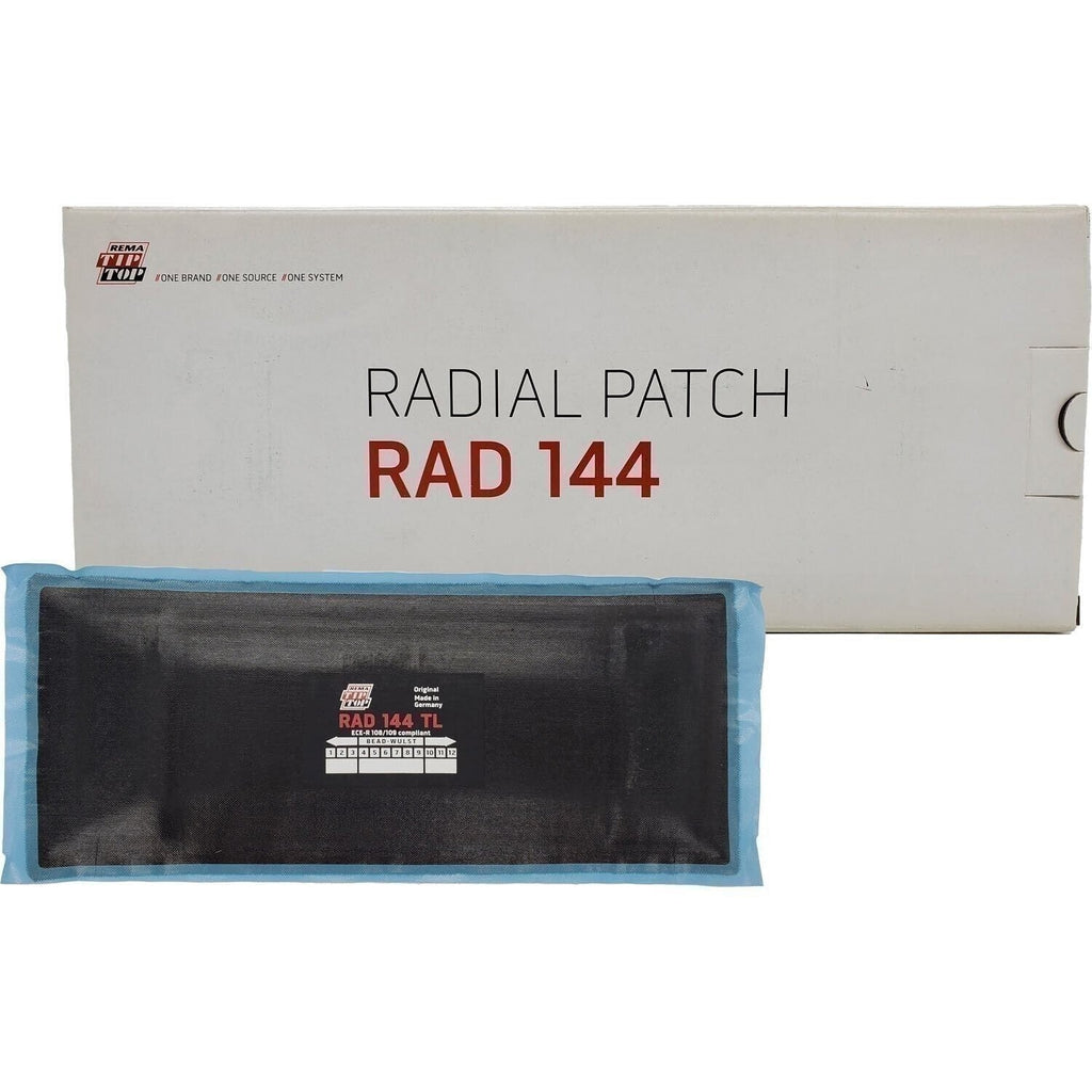 REMA TIP TOP RAD-144 Radial Tire Repair Patch 13"x5" 4ply Box of 10