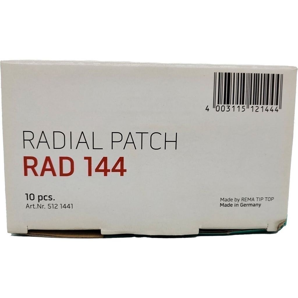 REMA TIP TOP RAD-144 Radial Tire Repair Patch 13"x5" 4ply Box of 10