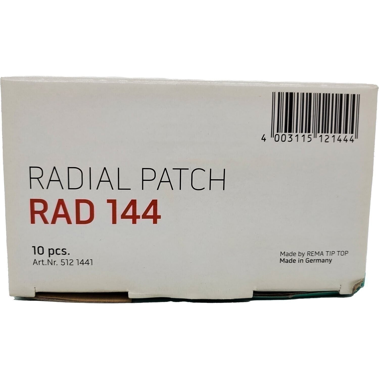 REMA TIP TOP RAD-144 Radial Tire Repair Patch 13"x5" 4ply Box of 10
