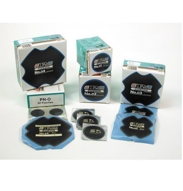 REMA TIP TOP PN-0 Round Bias Ply Tire Repair Patch 1-9/16" 1-Ply Box 50