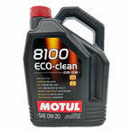 Motul 8100 ECO-CLEAN 0W-20 Motor Oil 5L - Synthetic Engine Oil