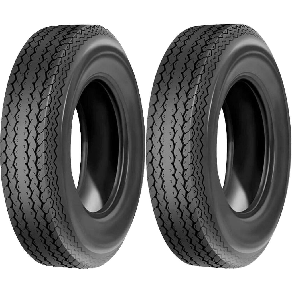 Deestone D901 5.30-12 Trailer Tires LRC 6 Ply Pack of 2