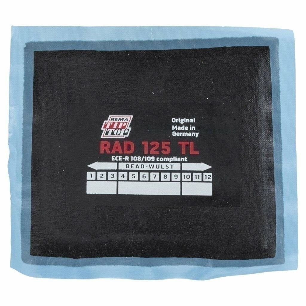 REMA TIP TOP RAD-125 Radial Tire Repair Patch 4.5"x4.875" 3-Ply Box of 10