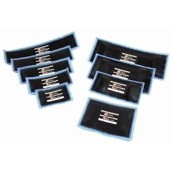 REMA TIP TOP RAD-186 Radial Tire Repair Patch 13.5"x9.75" 2-Ply Box of 5