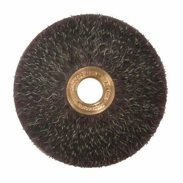 Weiler 35250 3" Encapsulated Wire Wheel .0118 Wire 1/2" Arbor Hole