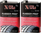 Xtra Seal 14-100 Rubber Prep Liquid Tire Cleaner 32oz Pack of 2 Pre Buff