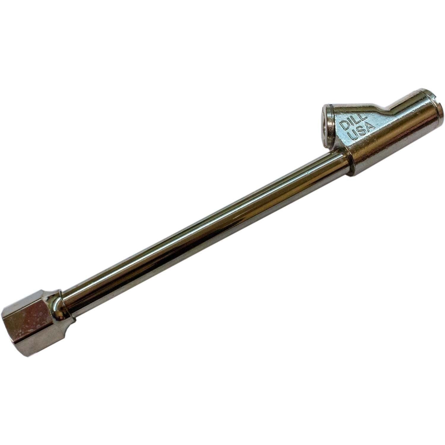 Dill 6999-USA 6" Dual Foot Air Chuck 1/4" FPT Standard Bore Tire Inflator