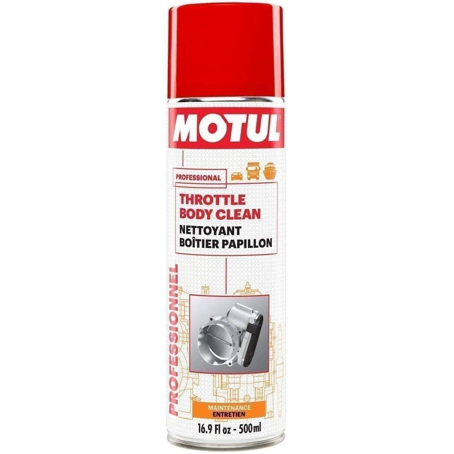 Motul Throttle Body Cleaner 500ml - Professional Engine Cleaner Spray