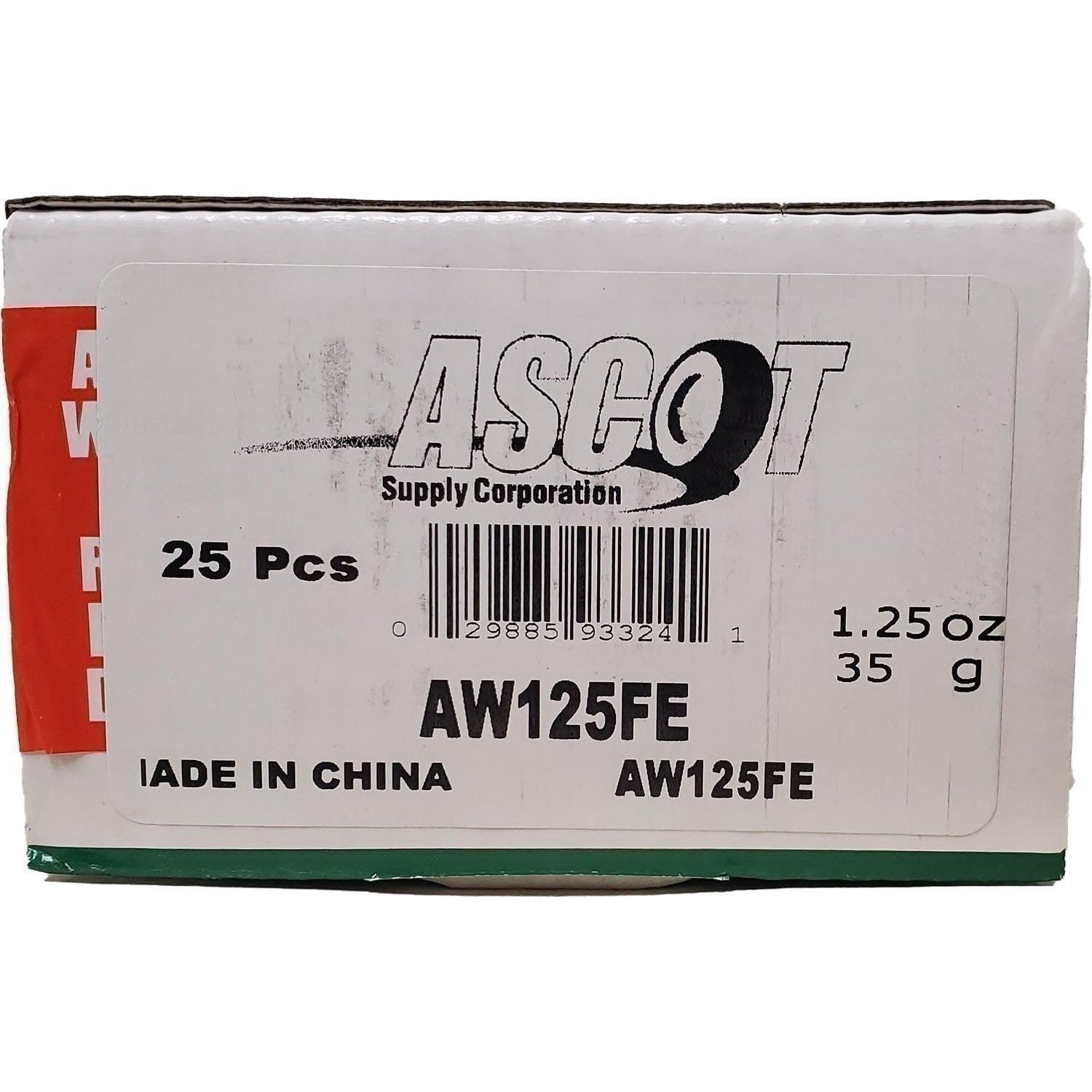 Perfect Equipment AW125FE 1.25 oz Coated Steel Wheel Weights - Box of 25