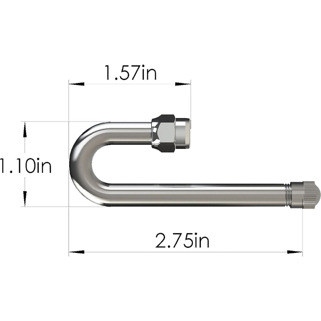 Dill 370 180° RV Valve Stem Extension – Durable Tire Valve Accessory