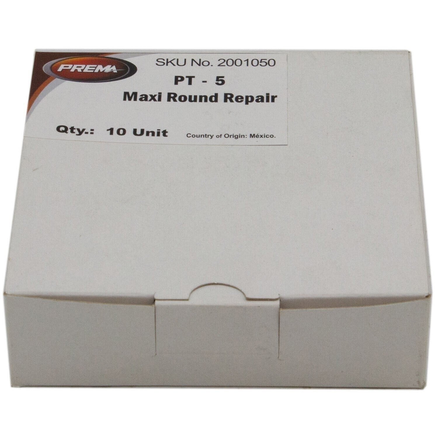 Prema PT-5 Maxi Round Tube Patch 4.5" - Box of 10 Durable Tire Repair Patches