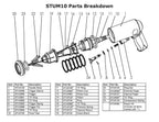 #10 Tire Stud Gun Large Repair Kit 0382 – Durable Tire Repair Tool