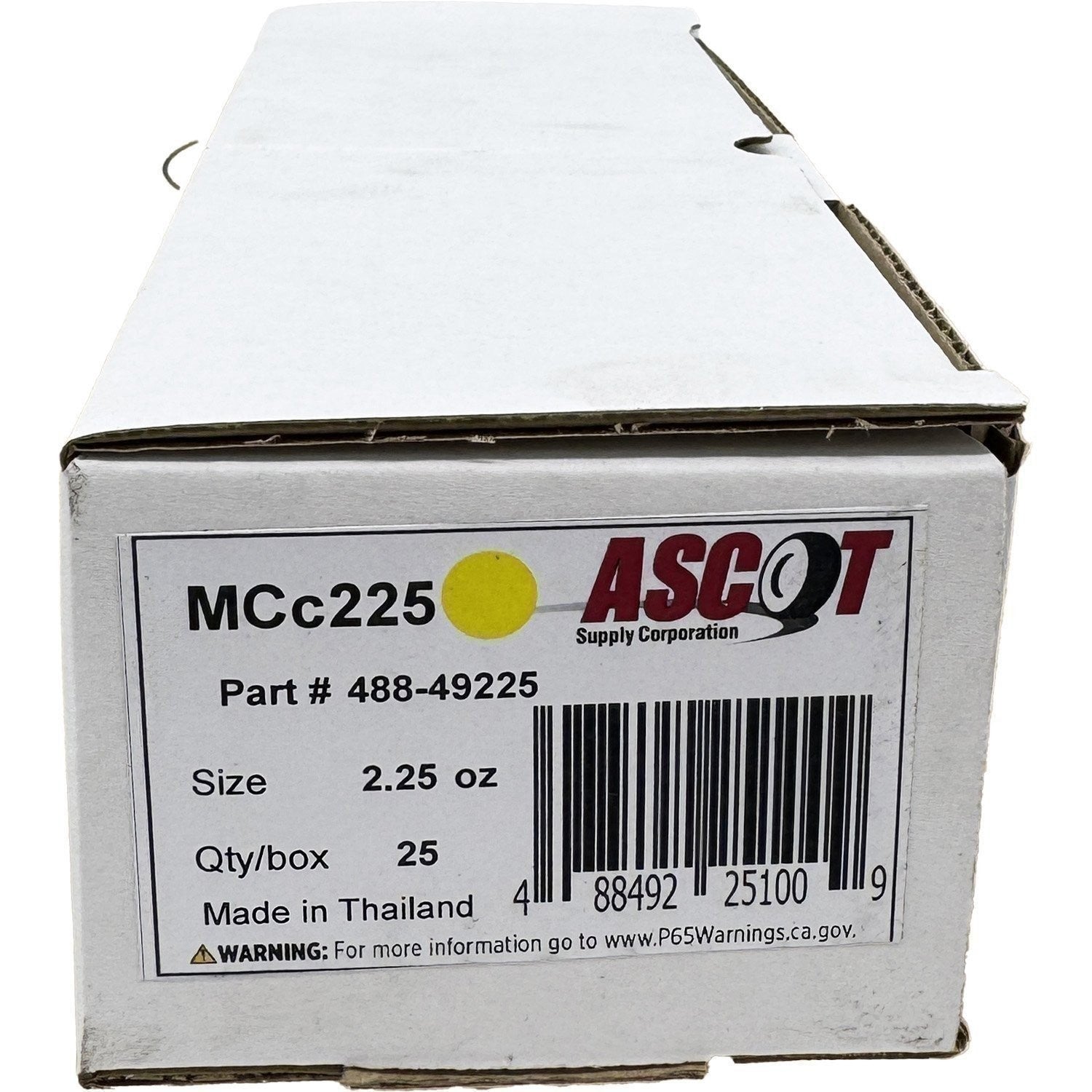 Ascot MC Coated Clip-On Wheel Weights 2.25oz - Box of 25