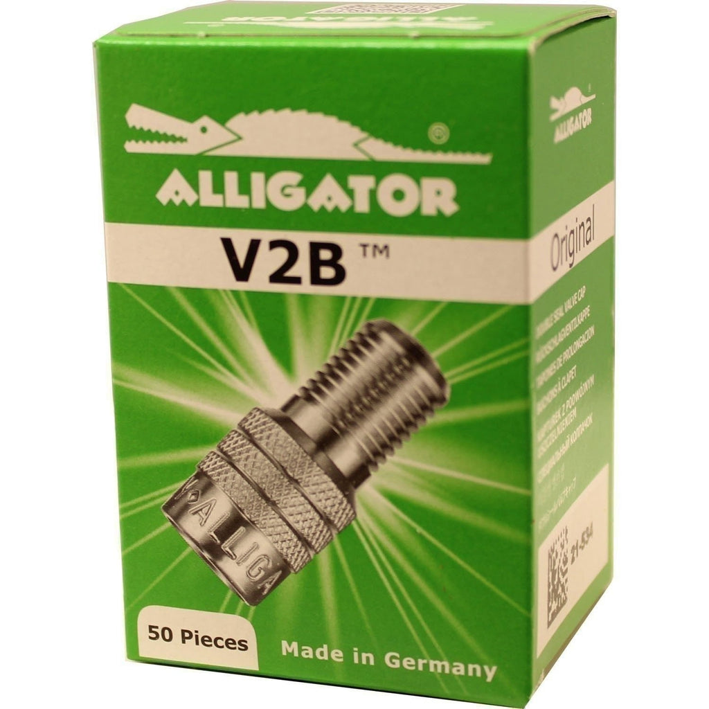 Alligator V2B Metal Valve Stem Caps Double Seal Pack of 50