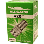 Alligator V2B Metal Valve Stem Caps Double Seal Pack of 50