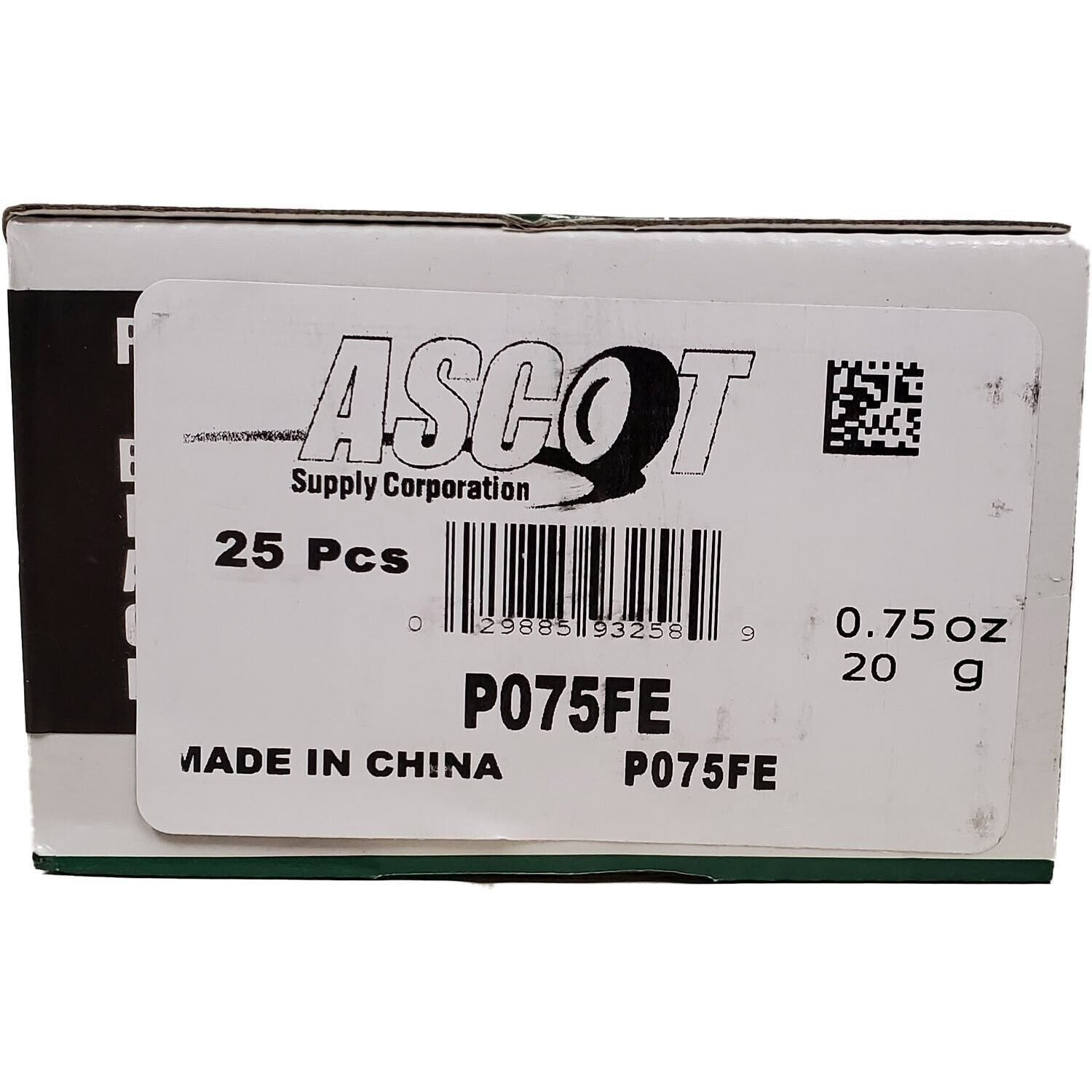 Perfect Equipment P075FE 0.75 oz Coated Steel Wheel Weights - 25 Pack