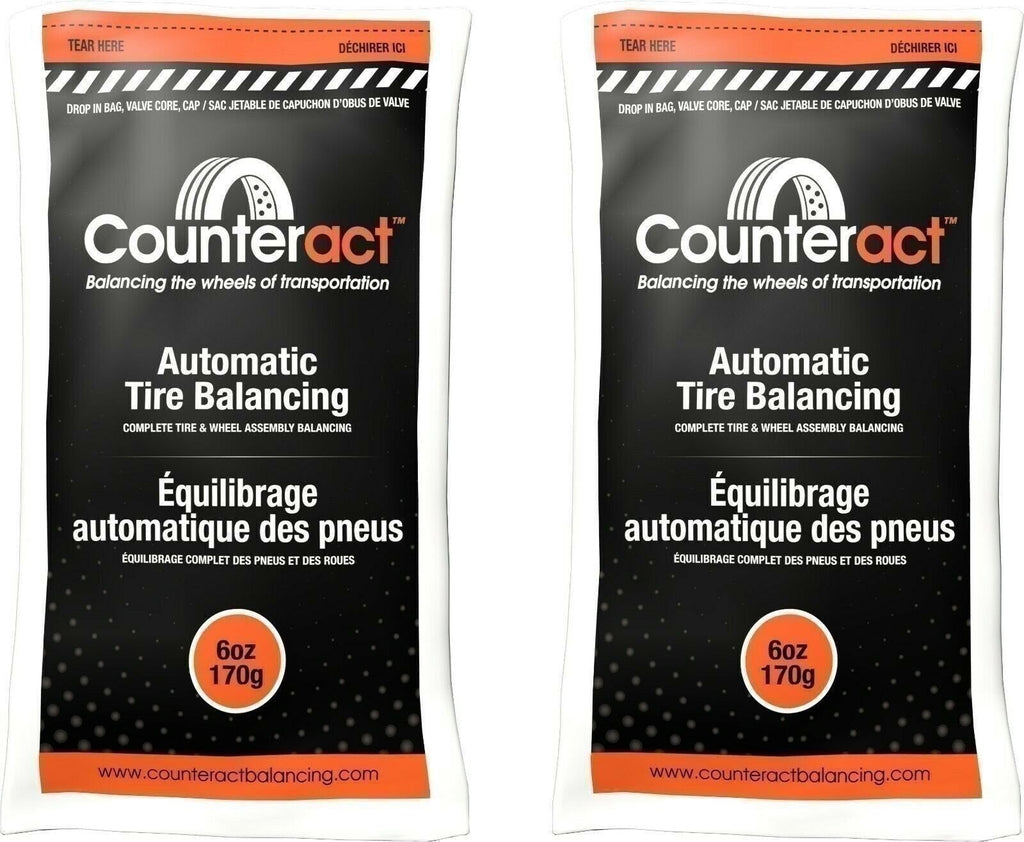 Counteract 060BNB Tire Balancing Beads 6oz (2 Bags) for Smooth Ride