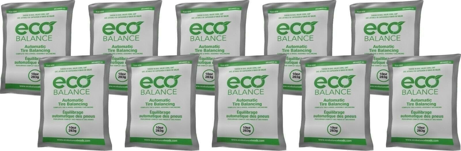 ECO Balance 10EB Tire Balancing Beads 10 oz - 10 Bags Pack