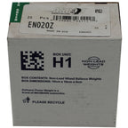 Perfect Equipment EN020Z Zinc Wheel Weights 20gm (0.75 oz) Box of 25