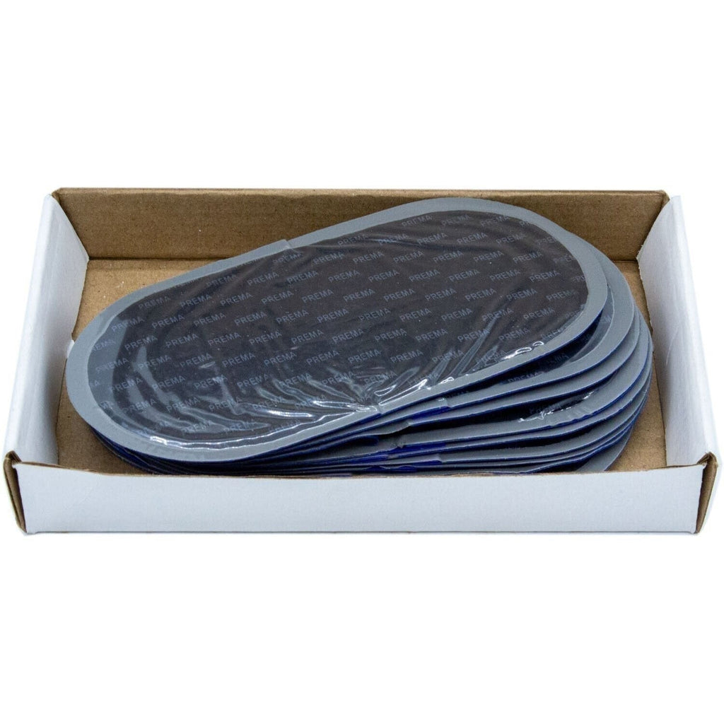 Prema PT-9 Large Oval Tube Patch 6"x3" - Box of 10 Durable Tire Repair Patches