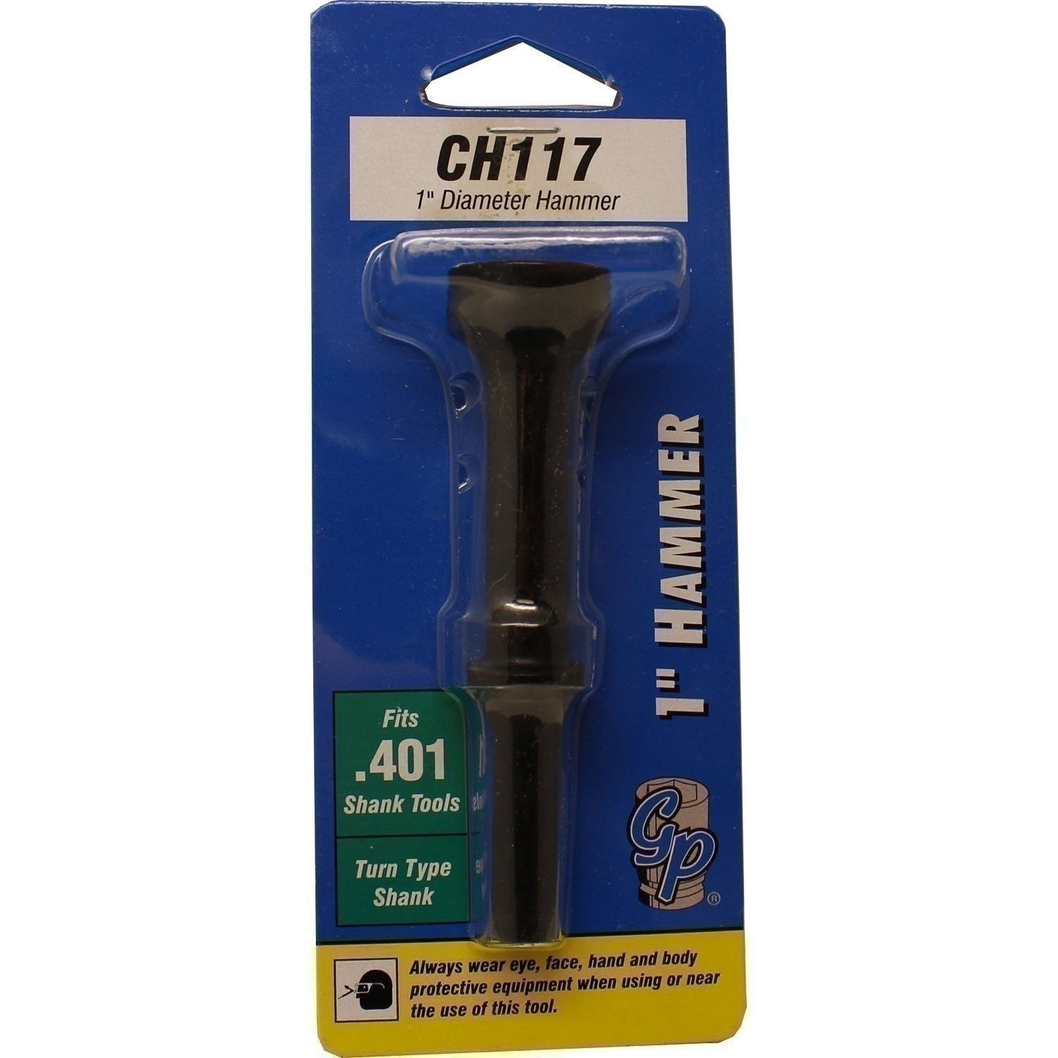 Grey Pneumatic CH117 1" Hammer 4" Long .401 Shank Durable Air Tool