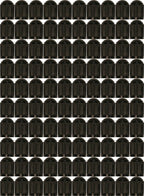 Black Plastic Dome Valve Stem Caps - Pack of 100