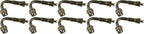 Haltec HE-202 Valve Extension 1-3/8" 135° Bend 15/16" Height Pack of 10