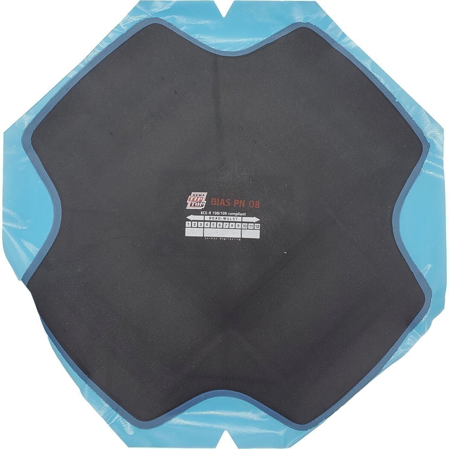 REMA TIP TOP PN-8 13.5" Square Bias Ply Tire Repair Patch 6ply Box of 5