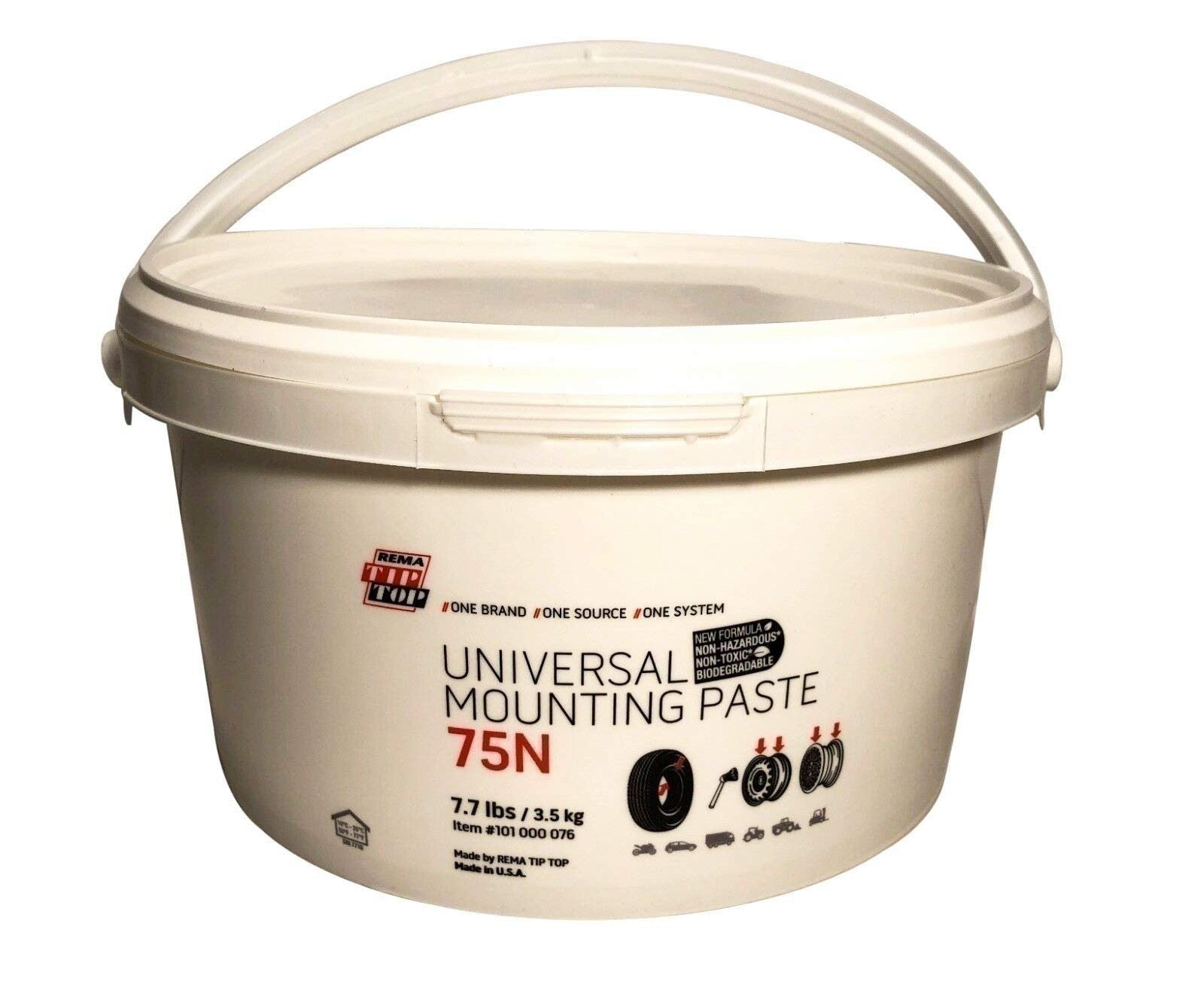REMA TIP TOP 75N Universal Tire Mounting Paste 7.7lb Low-Profile Pail