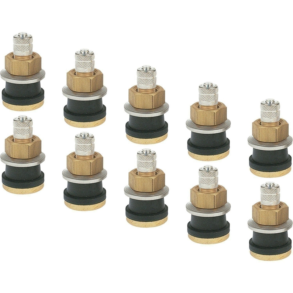 TR575 Brass Clamp-In Tubeless Truck Tire Valve Stem 1-1/8" Pack of 10