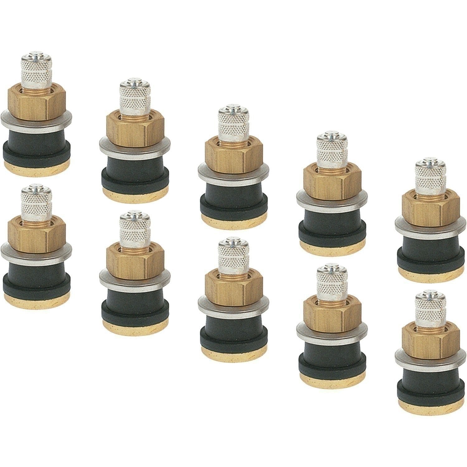 TR575 Brass Clamp-In Tubeless Truck Tire Valve Stem 1-1/8" Pack of 10