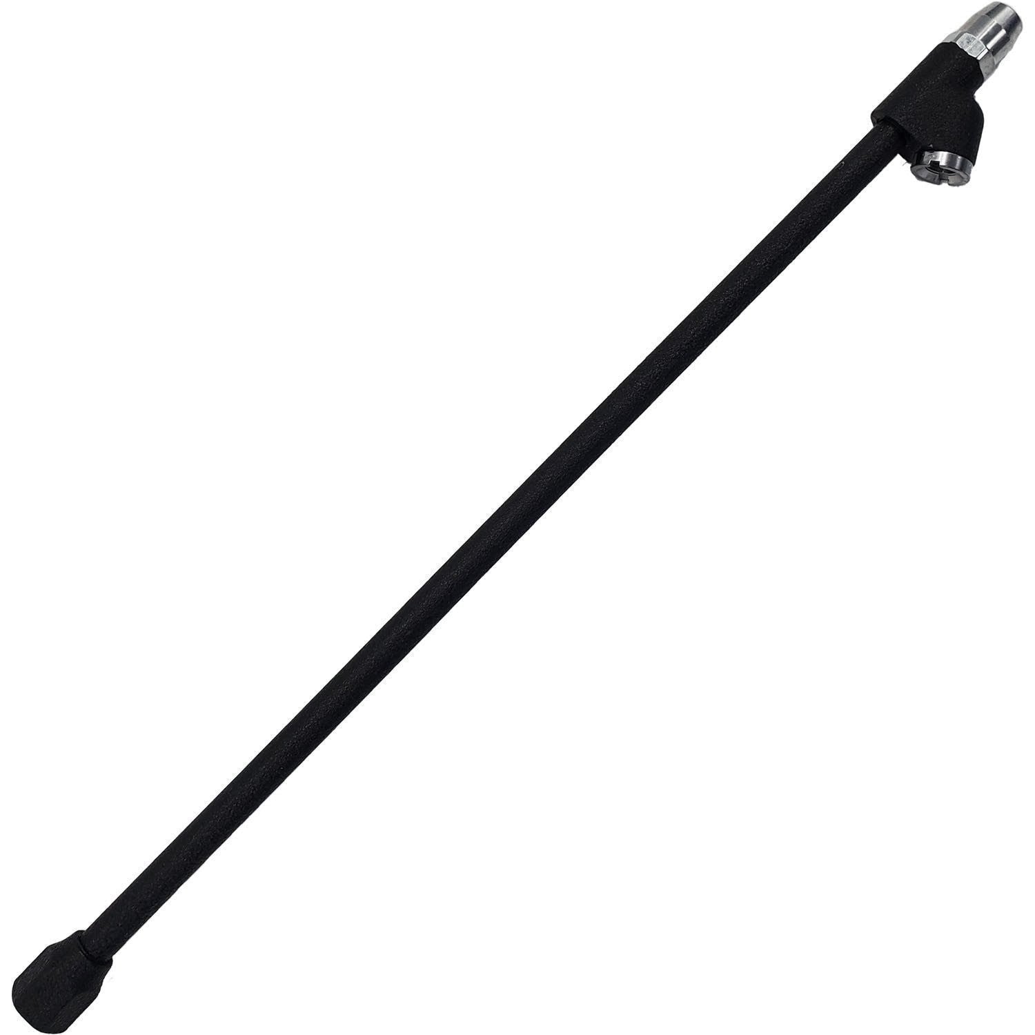 14" Black Dual Foot Lock-On Air Chuck - Premium Coated Tire Inflator Tool