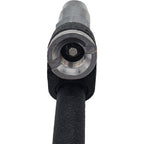 14" Black Dual Foot Lock-On Air Chuck - Premium Coated Tire Inflator Tool