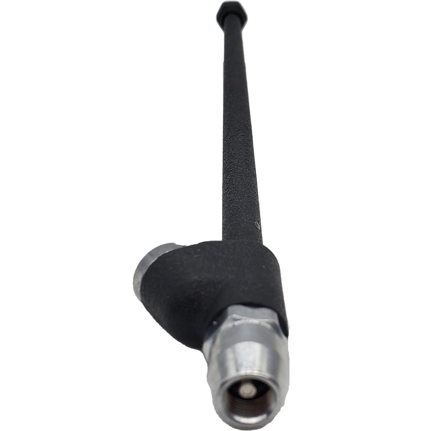 14" Black Dual Foot Lock-On Air Chuck - Premium Coated Tire Inflator Tool