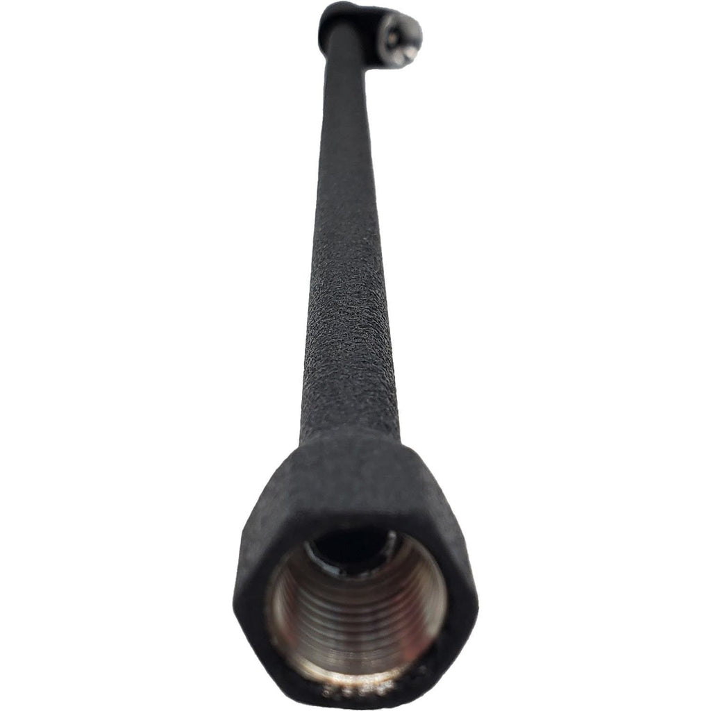 14" Black Dual Foot Lock-On Air Chuck - Premium Coated Tire Inflator Tool