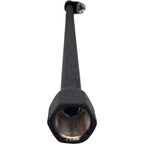 14" Black Dual Foot Lock-On Air Chuck - Premium Coated Tire Inflator Tool