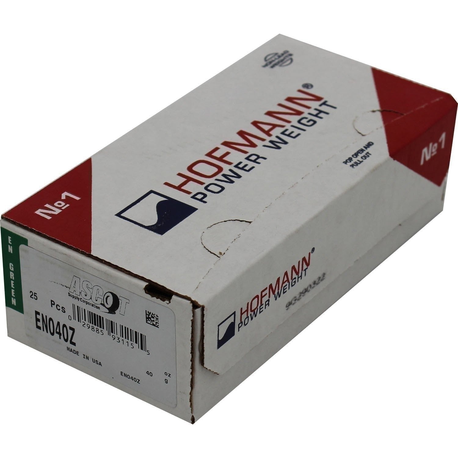 Perfect Equipment EN040Z Zinc Wheel Weights 40gm 1.375oz Box of 25