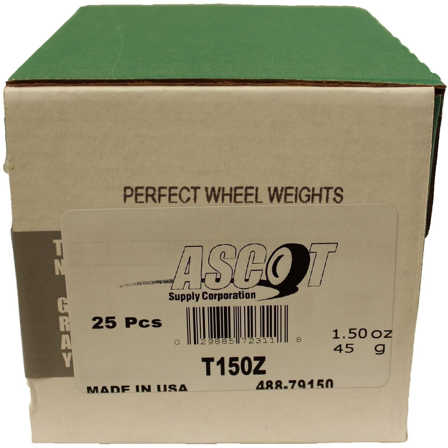 Perfect Equipment T150Z Zinc Wheel Weights 1.5oz - Box of 25