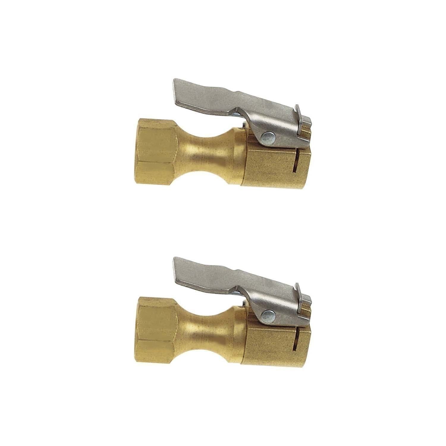 Haltec CH-360 European Clip-On Air Chuck 1/4" Female Fitting Pack of 2
