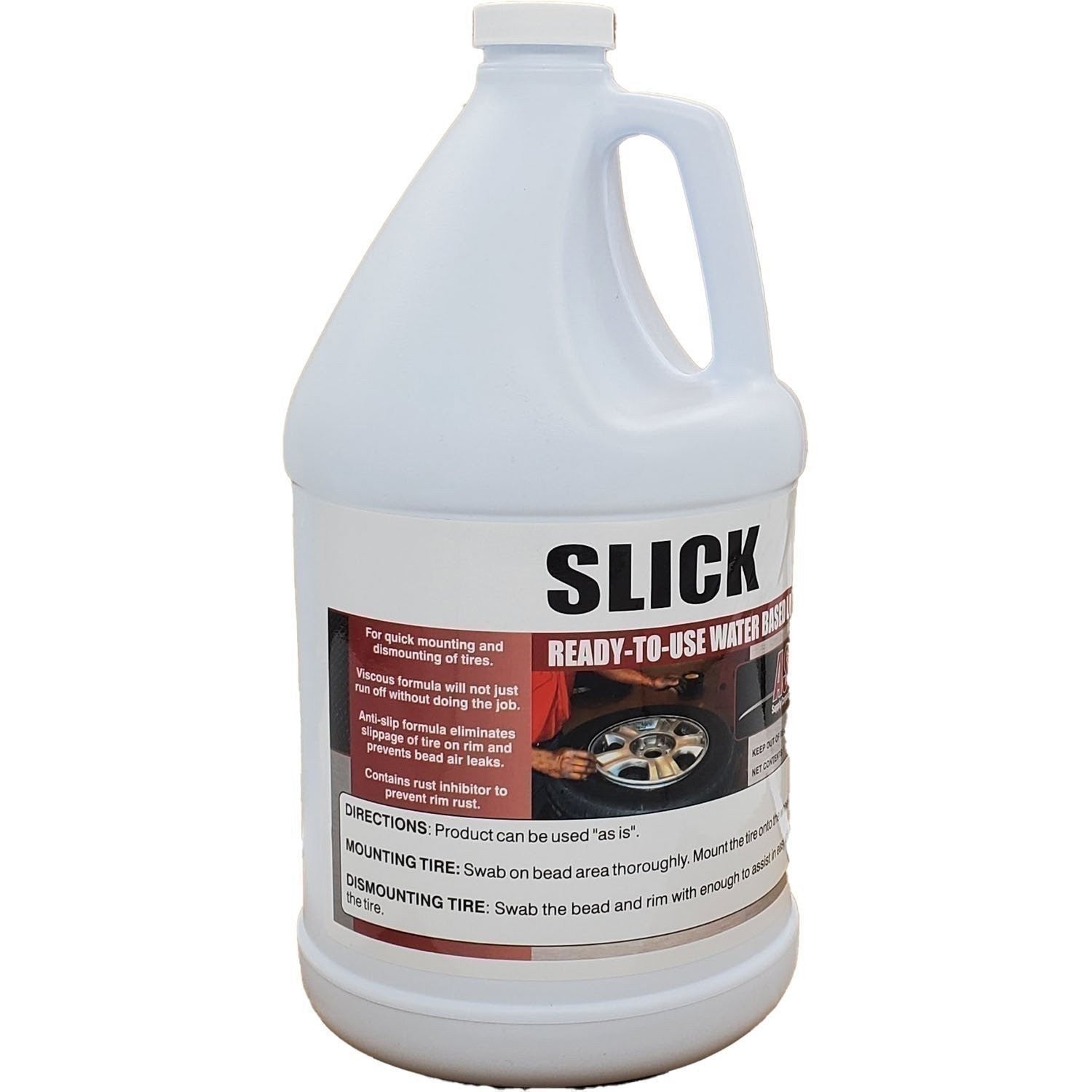 Ascot Tire Mounting Lube 1 Gallon + 10" Applicator Swab for Easy Use